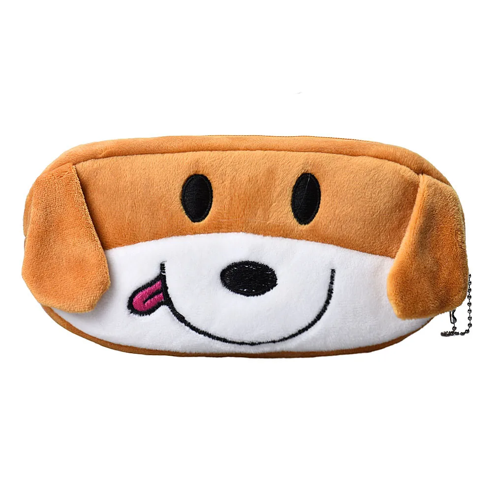 

Purse Discount New Novel Design Cartoon Kawaii Coin Purses Pet Plush Large Pen Bag For Kids Students Gift School Bags S