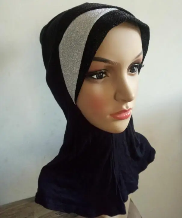hijab cap shimmer ninja big size cross 