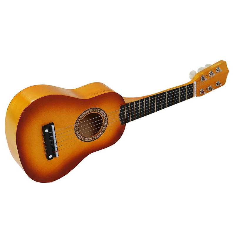 Гавайские укулеле мини гитара 21 дюймов Акустическая укулеле+ Plectron - Цвет: Yellow