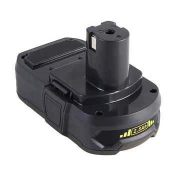 

ELE ELEOPTION 18V 2500mAh Li-Ion Rechargeable Battery For Ryobi RB18L25 One Plus