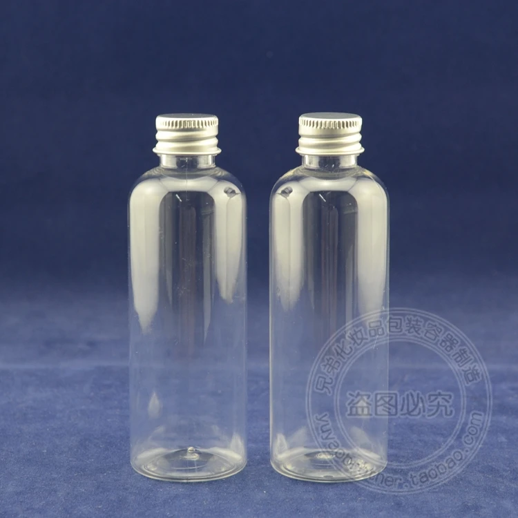 10 шт./лот 100 мл бутылка с алюминиевой крышкой крышка для жидкости и лосьона ПЭТ масло косметическая упаковка
