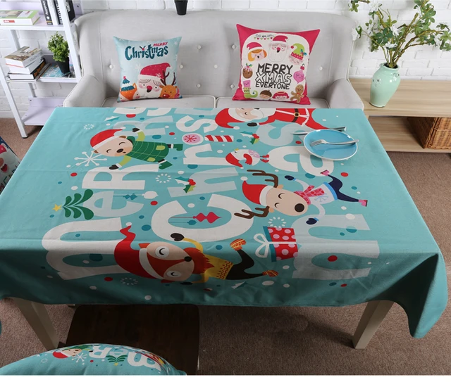 custom made luxury christmas tablecloth xmas table runner colorful