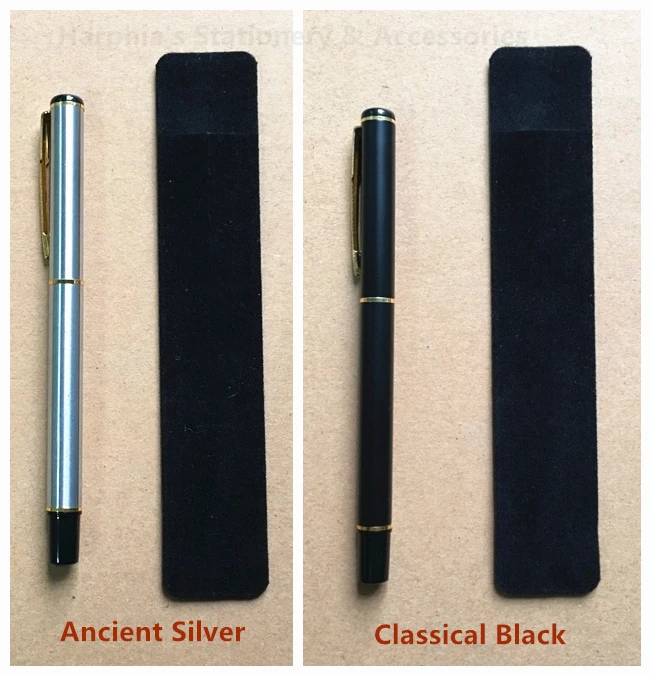 Classical Stylish Copper Roller Ball point Gel Pen with Non woven