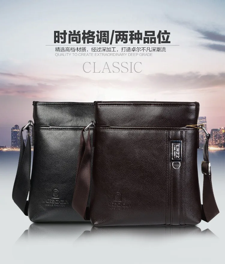2017 Повседневная маленькая сумка мужская сумка искусственная кожа высокого качества бизнес сумка черный Crossbody Travel Bag Бесплатная доставка