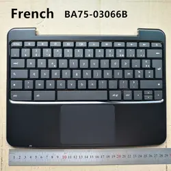 Французский/Германия Макет Новый ноутбук клавиатура с тачпадом Упор для рук для samsung Chromebook Xe500c21 FR BA75-03066B/BA75-03066C