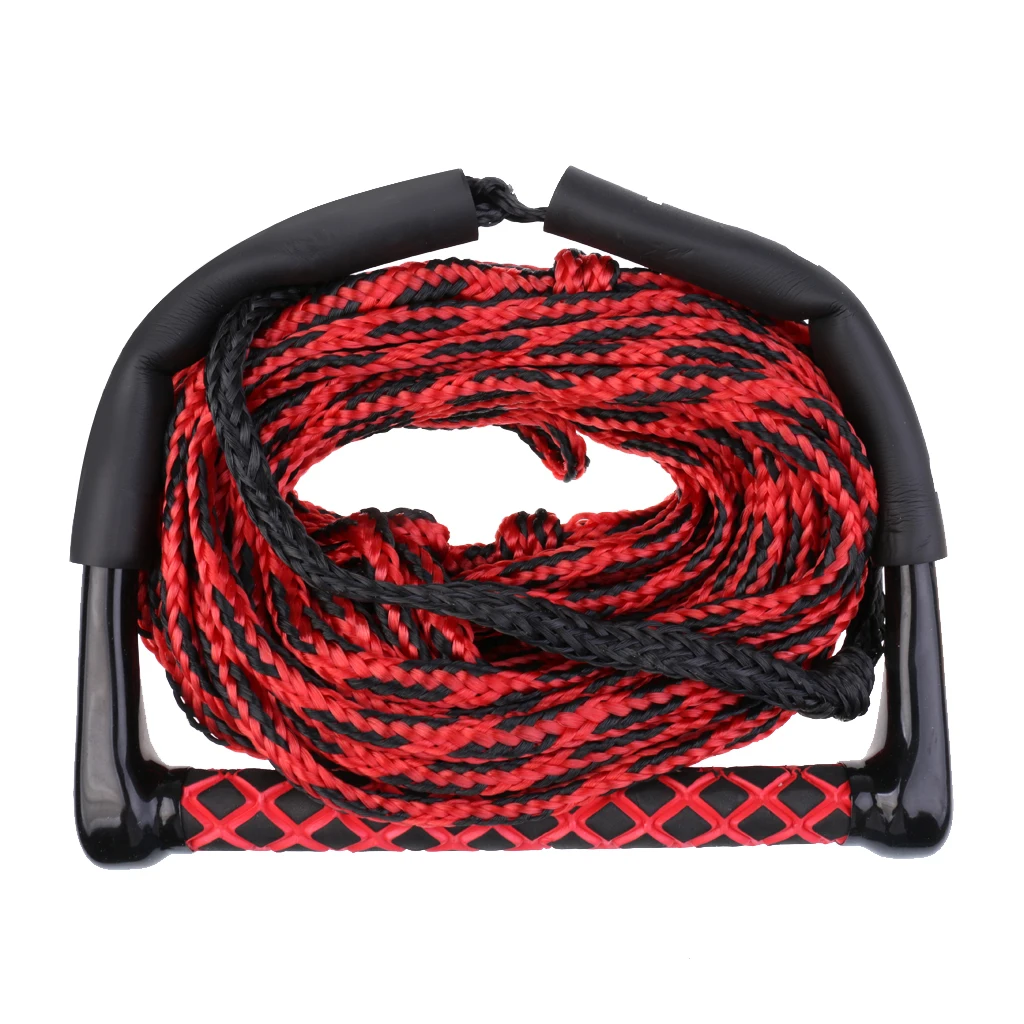 Professional Water Ski Wakeboard Kneeboard Tow Rope Line Cord with Handle for Camping Hiking Wakeboarding Boating Kayak Diving