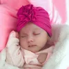 Hot Seller New Fashion Flower Baby Hat Newborn Elastic Baby Turban Hats for Girls 10 Colors Cotton rBwD76DE