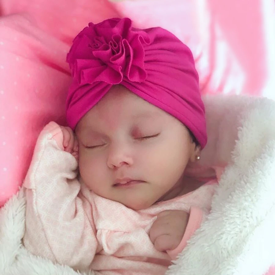 Turban Elastique En Coton Pour Bebe 10 Couleurs Chapeau Pour Bebe Et Nouveau Ne Bandeau Motif Floral 1 Piece Aliexpress