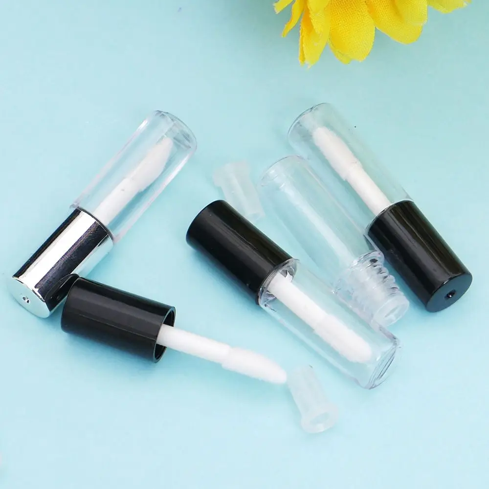 HHOT 1 2ML Mini Empty Plastic Clear Lipstick Tube Balm Bottle Container 4