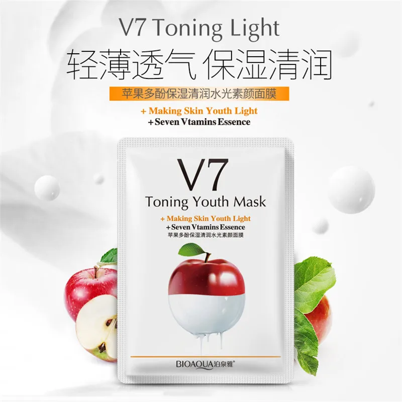 BIOAQUA Fruit V7 Тонизирующая Молодежная маска для лица увлажняющая питательная маска для лица маска для ухода за кожей