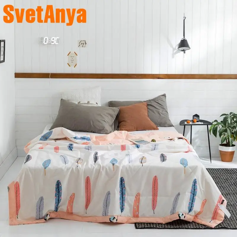 

Svetanya cotton thin Quilt bedding Throws Blanket (no Pillowcase)