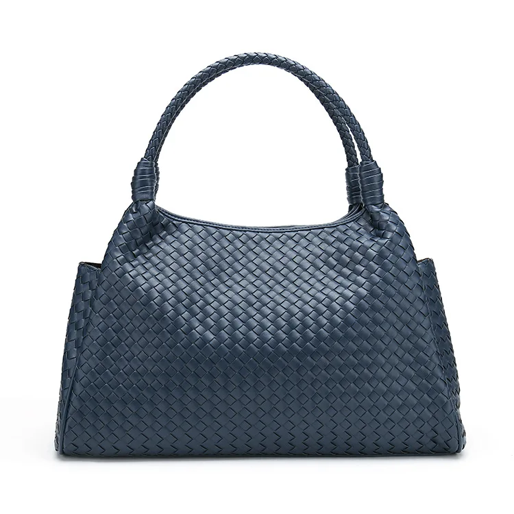 

2018 new arrival pu handbag women knitting diamond lattice pattern women hobos handbag crossbody bag