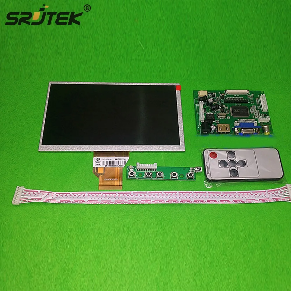 imágenes para Srjtek Para INNOLUX 7.0 "pulgadas Raspberry Pi Pantalla LCD AT070TN90 Pantalla TFT LCD Monitor + Kit de Tablero de Conductor Del HDMI VGA de Entrada imágenes para Srjtek Para INNOLUX 7.0 "pulgadas Raspberry Pi Pantalla LCD AT070TN90 Pantalla TFT LCD Monitor + Kit de Tablero de Conductor Del HDMI VGA de Entrada