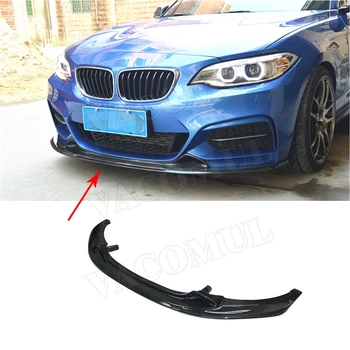 

2 Series Carbon Fiber Front Bumper Lip Spoiler Apron for BMW 2 series F22 220i 228i 235i M235i 2014-2017 E Style