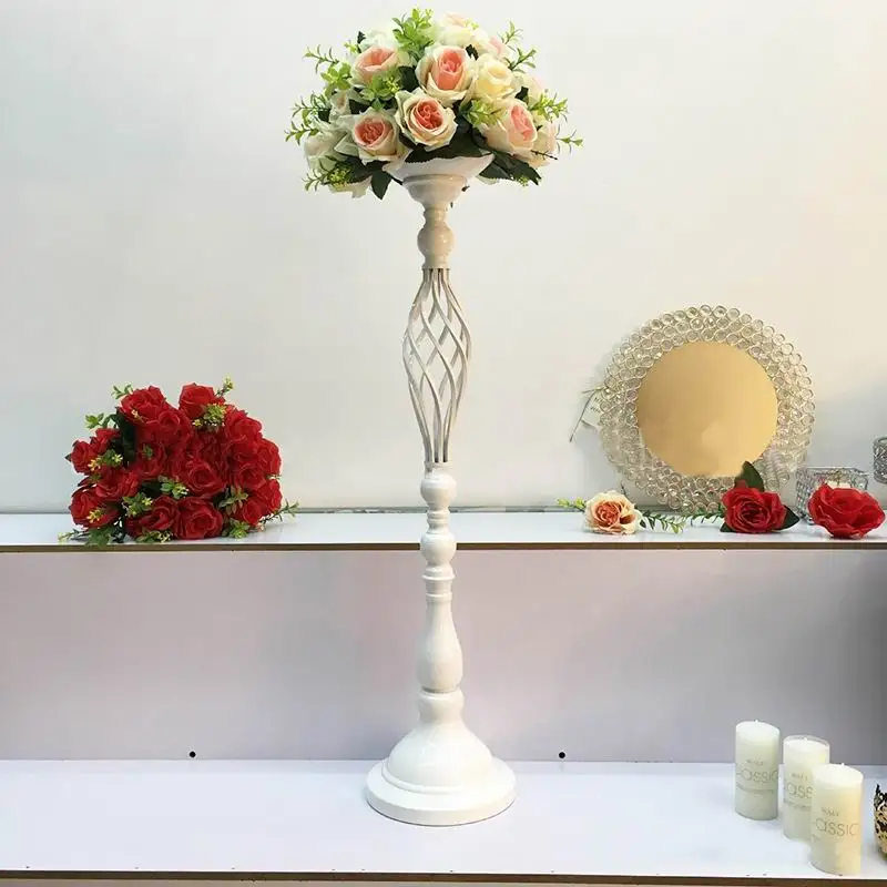 PEANDIM European Hollow Candle Holders Elegant Wedding Tabletop Centerpieces Decor Engagement Candelabra Road Lead Flower Stand PEANDIM European Hollow Candle Holders Elegant Wedding Tabletop Centerpieces Decor Engagement Candelabra Road Lead Flower Stand