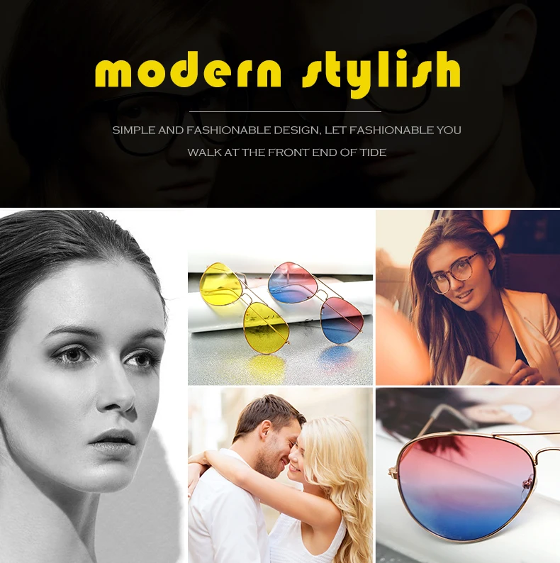 MINIMUM Clear Pink Sunglasses Women Men Ocean Transparent Sun Glasses Candy Color Eyewear Pilot Toad Yellow Lens Glasses Anti-UV1 (8)