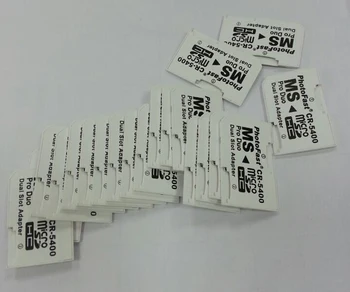 

10 PCS Photofast CR5400 Dual Slot Micro SD TF Card to MS Memory Stick Pro Duo Adapter