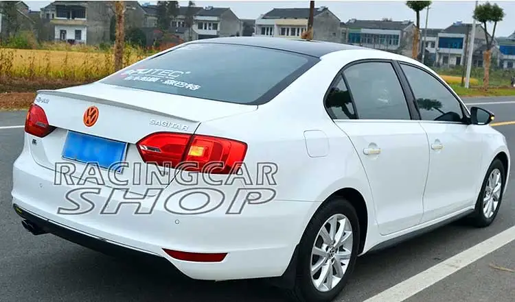 P style Trunk Boot Spoiler Wing Lip Fit For VW Jetta A6 MK6 GLI 2011-2013