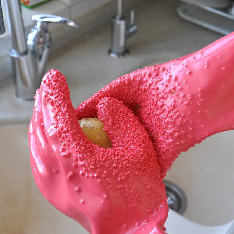 Nueva cocina pelar frutas DIY guante hogar papas peladas Limpieza Guantes limpieza de los guantes de verduras Venta caliente