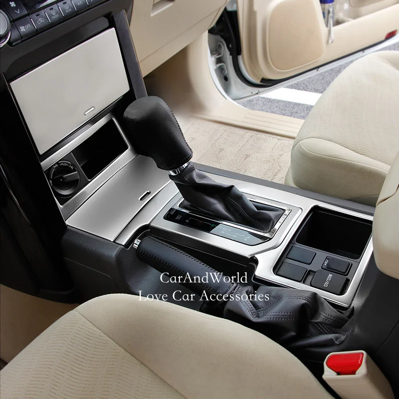 Крышка коробки переключения передач для 2010 2017 Toyota Land Cruiser Prado FJ150 150 хромированные