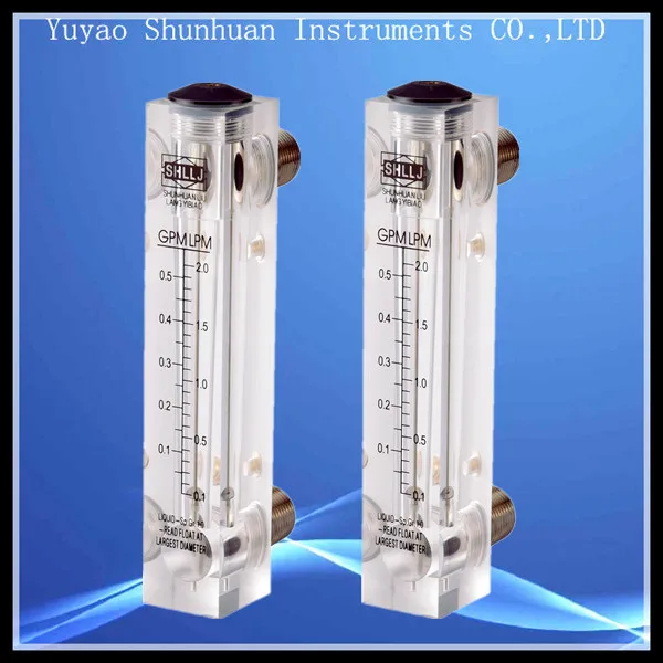 LZT-15T Adjustable Liquid Flowmeter 0.05-0.5GPM 0.2-2LPM Water Flow Meter