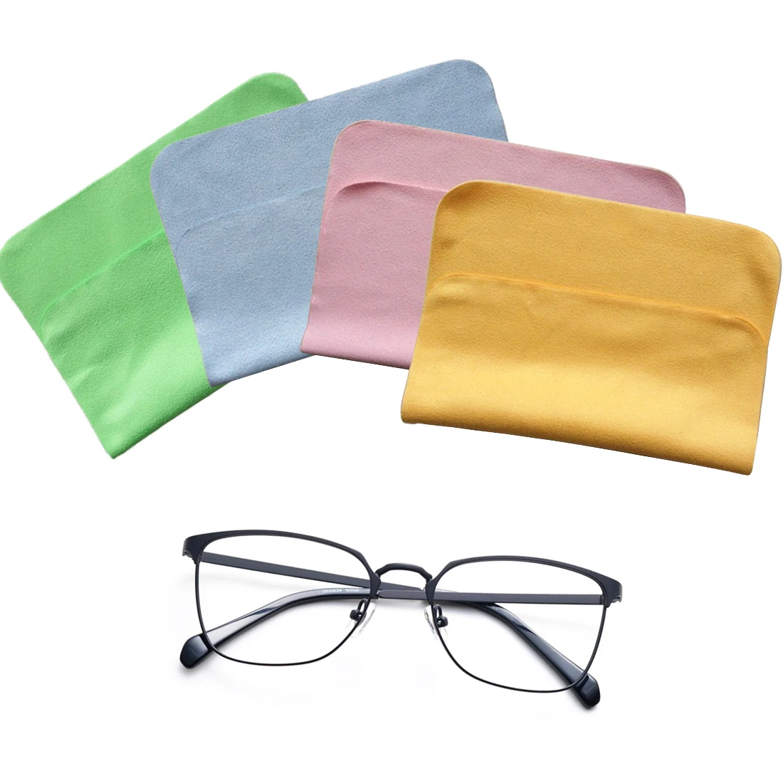 Microfiber kitchen towel cleaning cloth high quality suede glasses