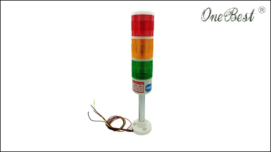tipo haste semaphores td55 brilhante, 3 cores