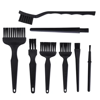 

8Pcs ESD Safe Anti Static Brush Set Detailing Cleaning Tool for Mobile Phone Tablet PCB BGA Repair Work