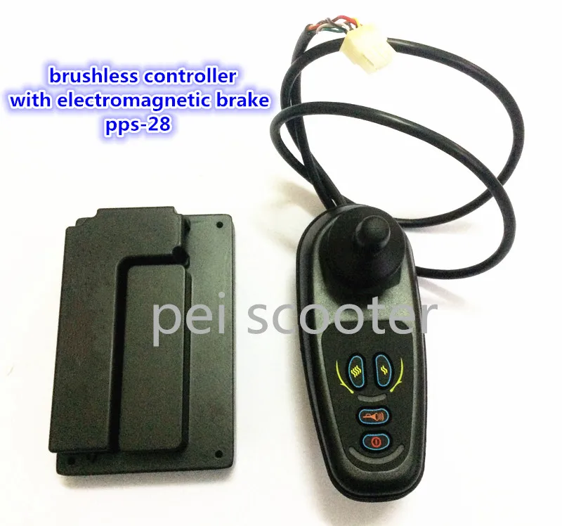 

brushless electric wheelchair scooter joystick controller with electromagnetic brake pps-28