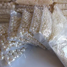 500g marfil tinte recta agujero círculo de la originalidad DIY trabajo hecho a mano de alta teléfono belleza esencial 3mm de perlas de imitación al por mayor 20mm