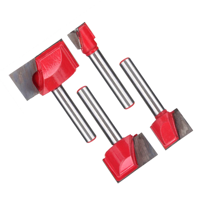 10/15/22/30mm Bottom Cleaning Engraving Bit 6mm Shank Woodworking Milling Slotting Router Bit