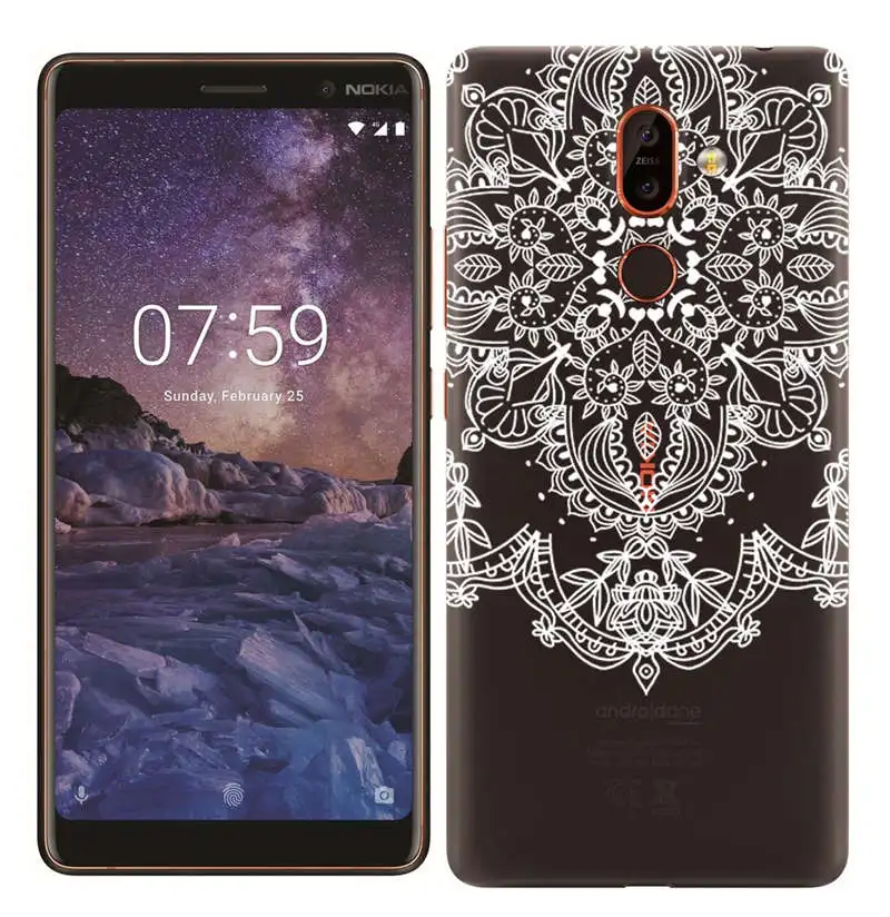 Silicone Case for Nokia 7 Plus 2.1 3.1 5.1 6.1 Soft TPU Painted Fundas for Nokia 3 5 6 7 8 Transparent Cover for Nokia X6 Shell  (10)