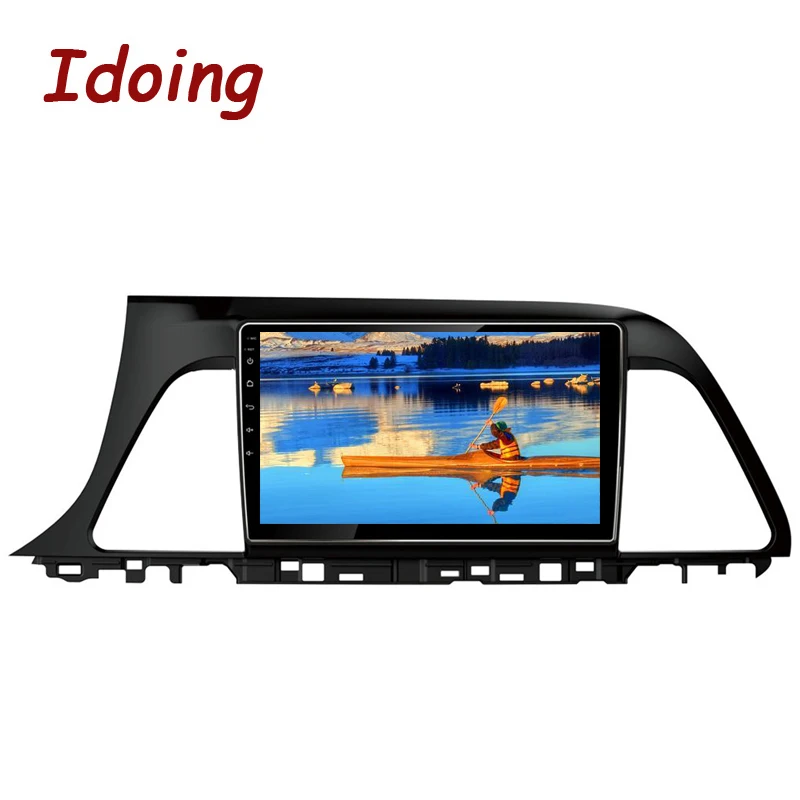 Cheap Idoing 9"1Din 4G+64G Octa Core Car Android 8.0 Radio Vedio Multimedia Player For Hyundai Sonata 2015 GPS Navigation and Glonass 3