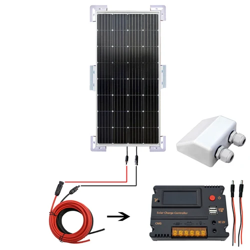 

150W Monocrystalline Solar KIT & Mounts & 20A LED Intelligent Controller Power solar energy system solar cell solar panel 150W