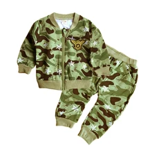 IENENS/комплект детской одежды из 2 предметов, камуфляж для маленьких мальчиков детская армейская одежда военная форма, пальто для маленьких мальчиков, штаны, костюмы