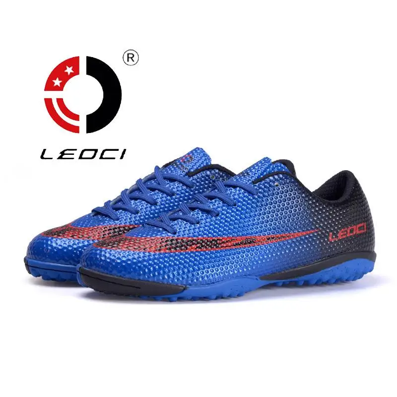 LEOCI Soccer Cleats For Kids Man Balanced Impact Resistance Football