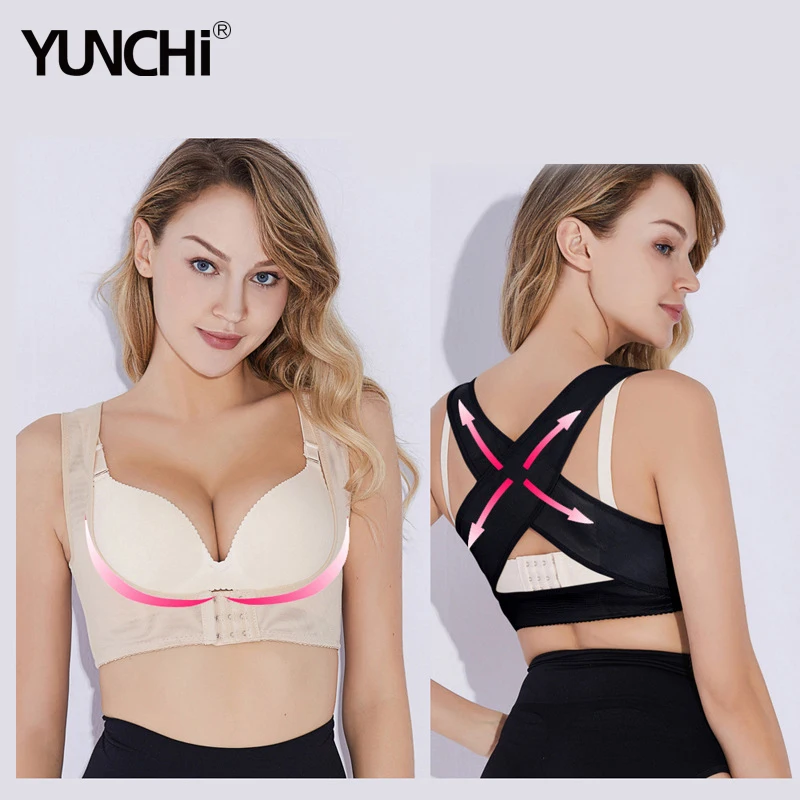 

Women's Correct Belt Gather and Uplift Breast Adjustable Back Posture Corrector Spine Braces Supports Prevent Slouching Humpback
