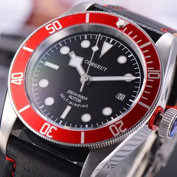 

Corgeut Watch Top Brand Man Watches Sport Waterproof Clock Man Watches Military Luxury miyota automatic mechanical Men's Watch