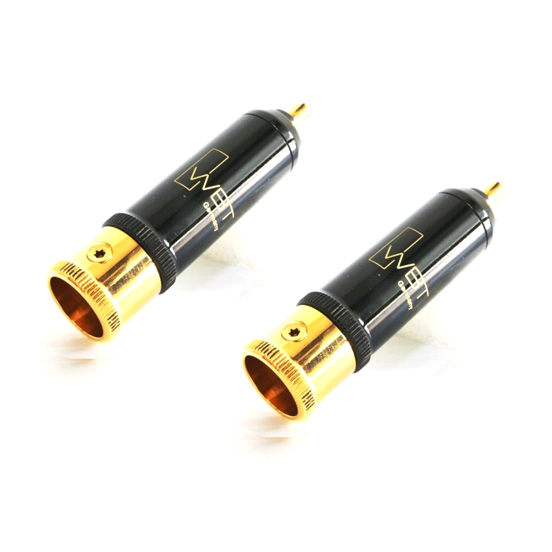 4 шт. 99.998% дюйма разъем RCA Позолоченный 24K | Электроника