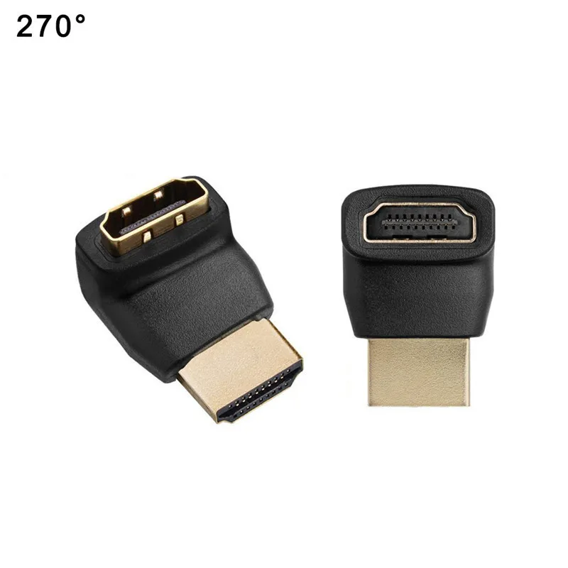 HDMI Кабельные адаптеры-конвертеры 270/90 градусов HDMI штекер HDMI Женский для 1080P HDTV кабель адаптер конвертер удлинитель