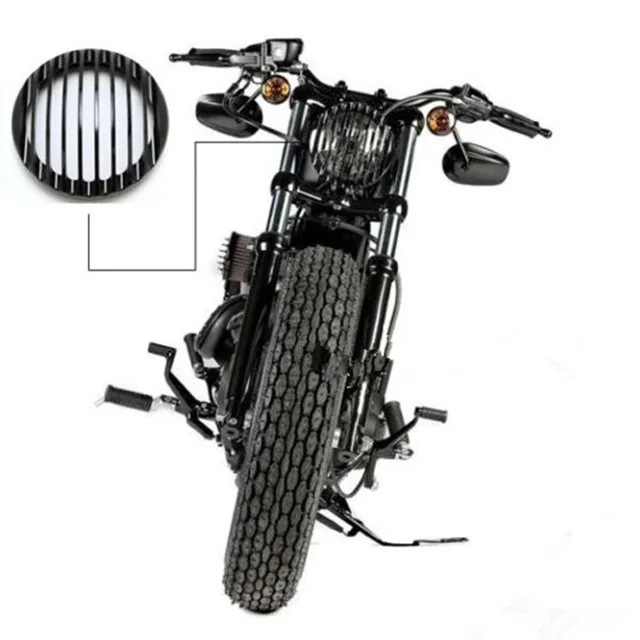 Аксессуары для мотоцикла Harley алюминиевый черный чехол гриль 5 75 дюйма налобный