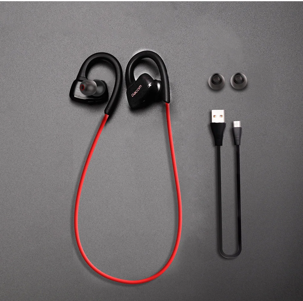 DACOM P10 MP3 наушники для бега, стерео Bluetooth наушники, наушники для наушников, беспроводная гарнитура IPX7, водонепроницаемая для Xiaomi