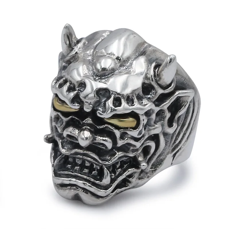 

New 925 Sterling Silver Punk hot popular Opening Rings For Man Hip pop/Rock
