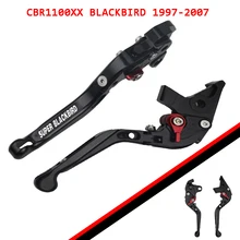 Тормозные рычаги сцепления для HONDA CBR1100XX BLACKBIRD 1997-2007 регулируемые складные выдвижные рычаги для мотоциклов