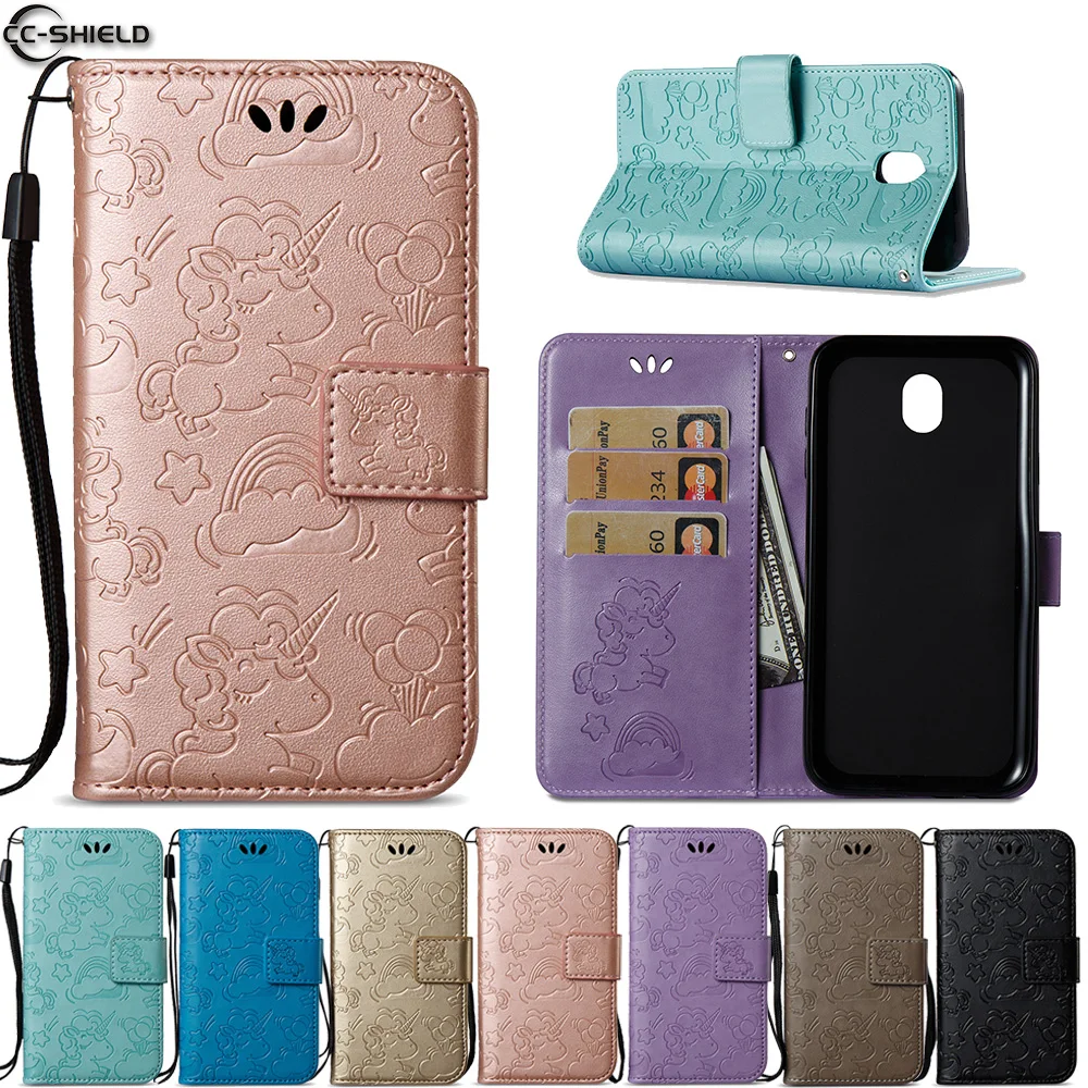 

Case for Samsung Galaxy J7 2017 J730 J730FM J730F Solid Color Flip PU Leather Wallet Cover Case SM-J730F SM-J730FM SM-J730G Bag