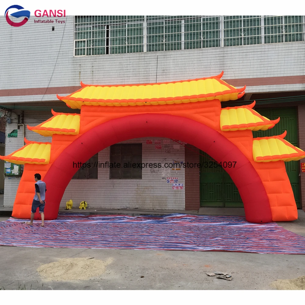 Wedding Decoration Outdoor Inflatable Archway Advertising Promotional 6m Span Home Gate Arch Design Inflatable Bouncers Aliexpress