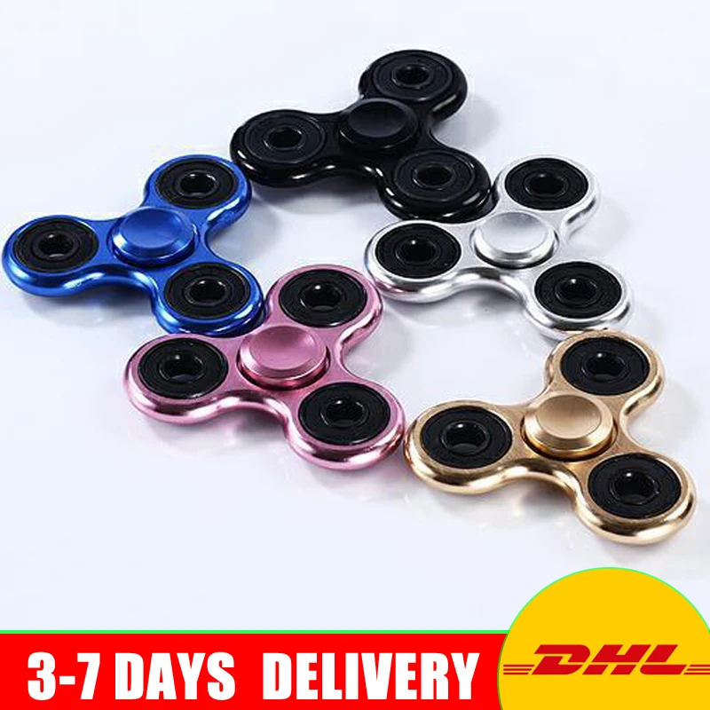 50 Pçs/lote Mão Tri Spinner Spinner Agita Brinquedo Sensorial EDC Fidget Spinner Para O Autismo e Crianças COM TDAH Adulto Engraçado Anti Stress