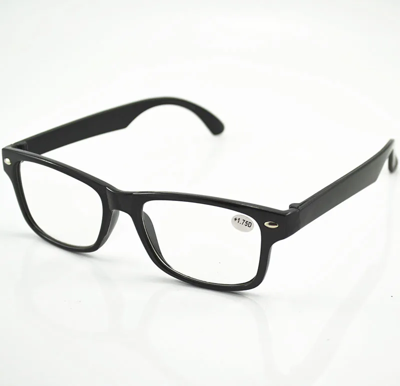 Новая модная черная рамка очки для чтения Для мужчин полный Пластик кадр ретро дальнозоркостью очки для Для женщин Для мужчин 1,5 2,5 очки Gafas de