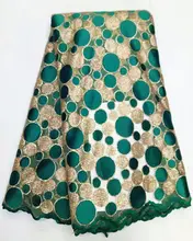 (5yards/lot) SJLN28,brand new design French lace fabric for party dress,fantastic African net lace with sequins