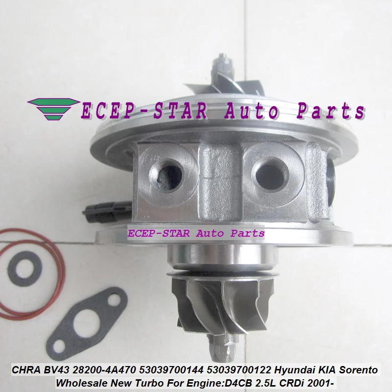 Турбо CHRA картридж Core BV43 28200-4A470 53039880144 53039880122 Турбокомпрессор Для Hyundai для KIA Sorento